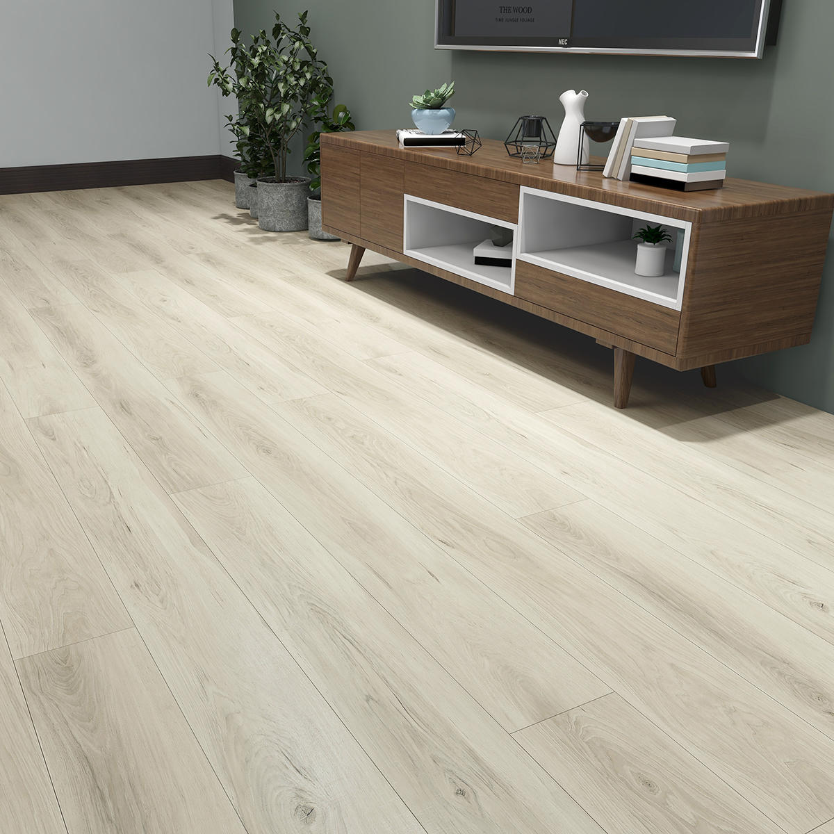 Popular design formaldehyde-free rigid core SPC vinyl floor