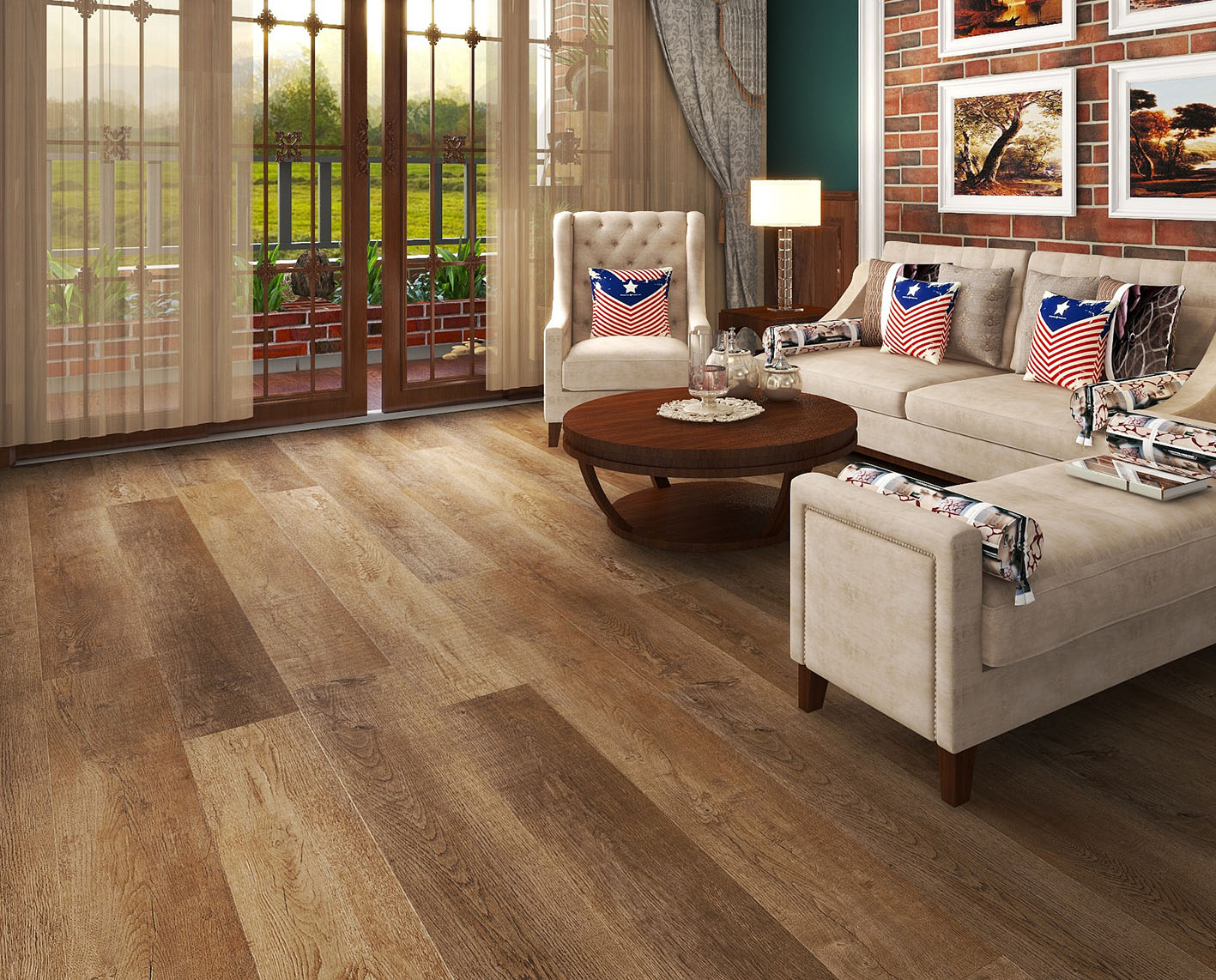 Super wear-resistant mute Spc floor